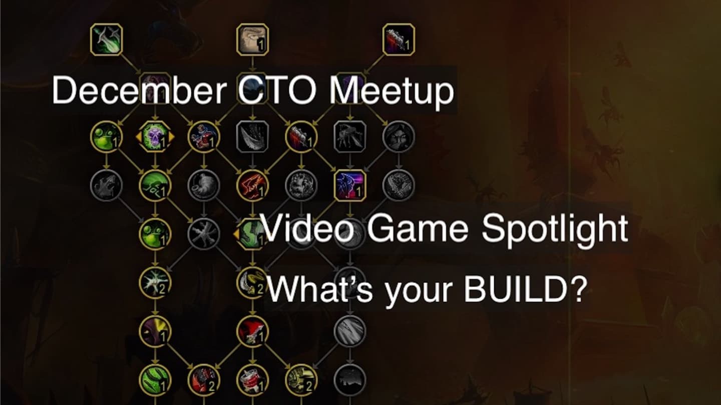 Lumière sur l'industrie du jeu vidéo & Quel est votre build de CTO ?